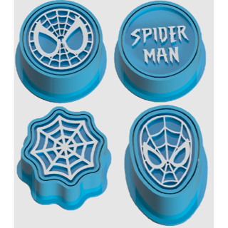 Ejetor Homem Aranha (Spider Man) Para Docinhos De Festas, Brigadeiros, Confeitaria - 4 Modelos em Oferta na Shopee