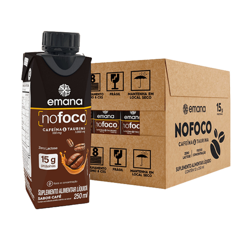 Emana Bebida Protein 15g Zero Lactose NoFoco - Kit 12 Unidades em Oferta na Shopee