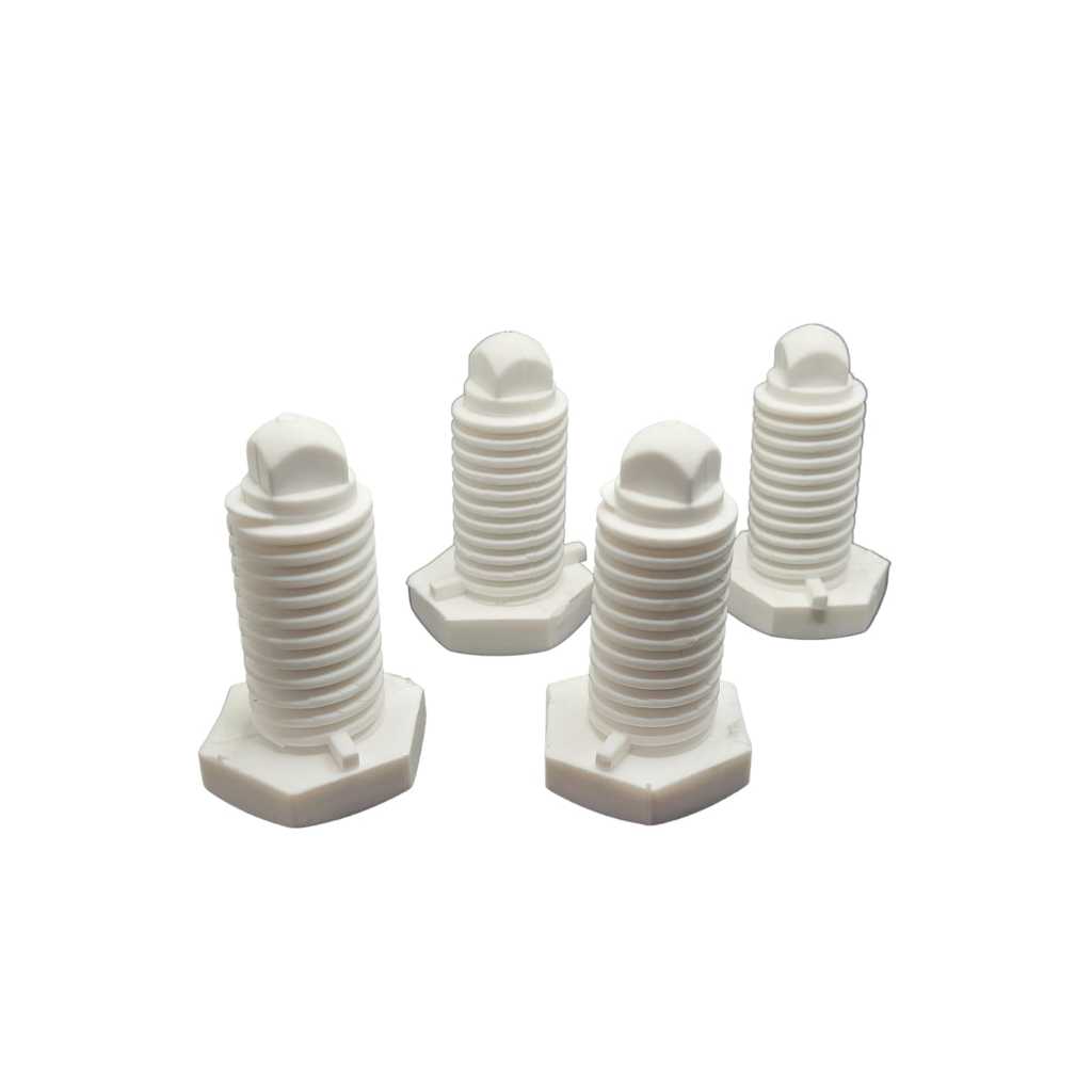 Kit Pé Nivelador ( 4 peças ) Spazio Lavadora Electrolux LE750 | LE08A PNVLELL