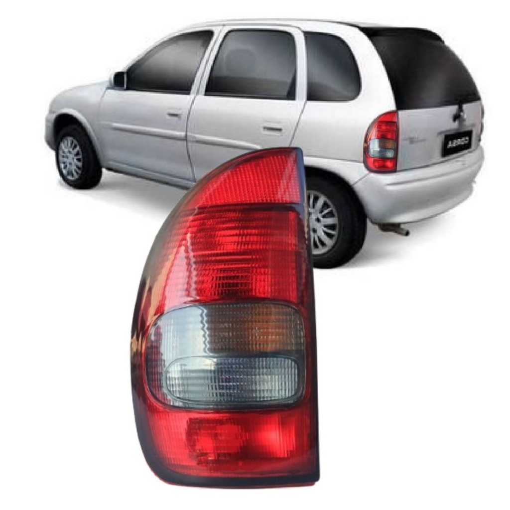 Lanterna Traseira Corsa Super 4 Portas 1994 1995 A 1999 Fumê