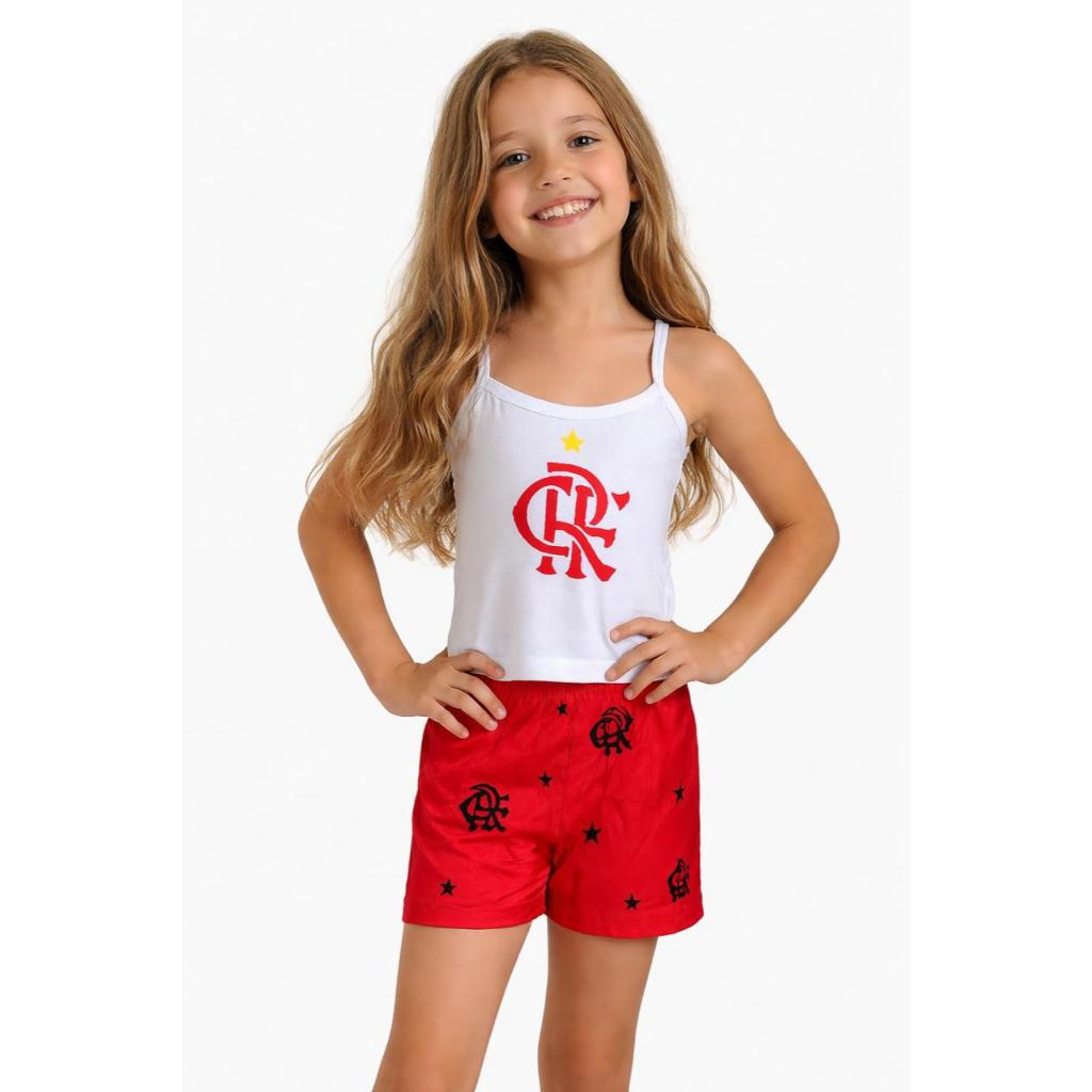 Baby Doll Infantil Estampado Temático  Alça Menina