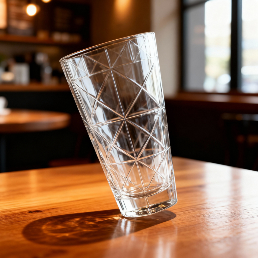 Kit de 6 Copos de Vidro Porto Fino Long 420 ml Transparente Resistente Dumiat Rio Glass Envio FULL