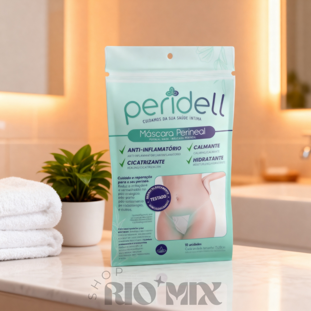 Máscara Perineal Terapêutica Peridell Calmante e Cicatrizante Pós Parto e Pós Cirúrgico Hidratante