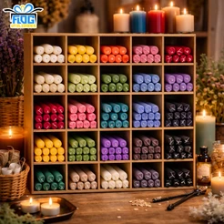 Organizador Multiuso Porta Velas - Porta Canetas Touch - Porta Fita de Cetim Organizador Multifuncional em geral MDF