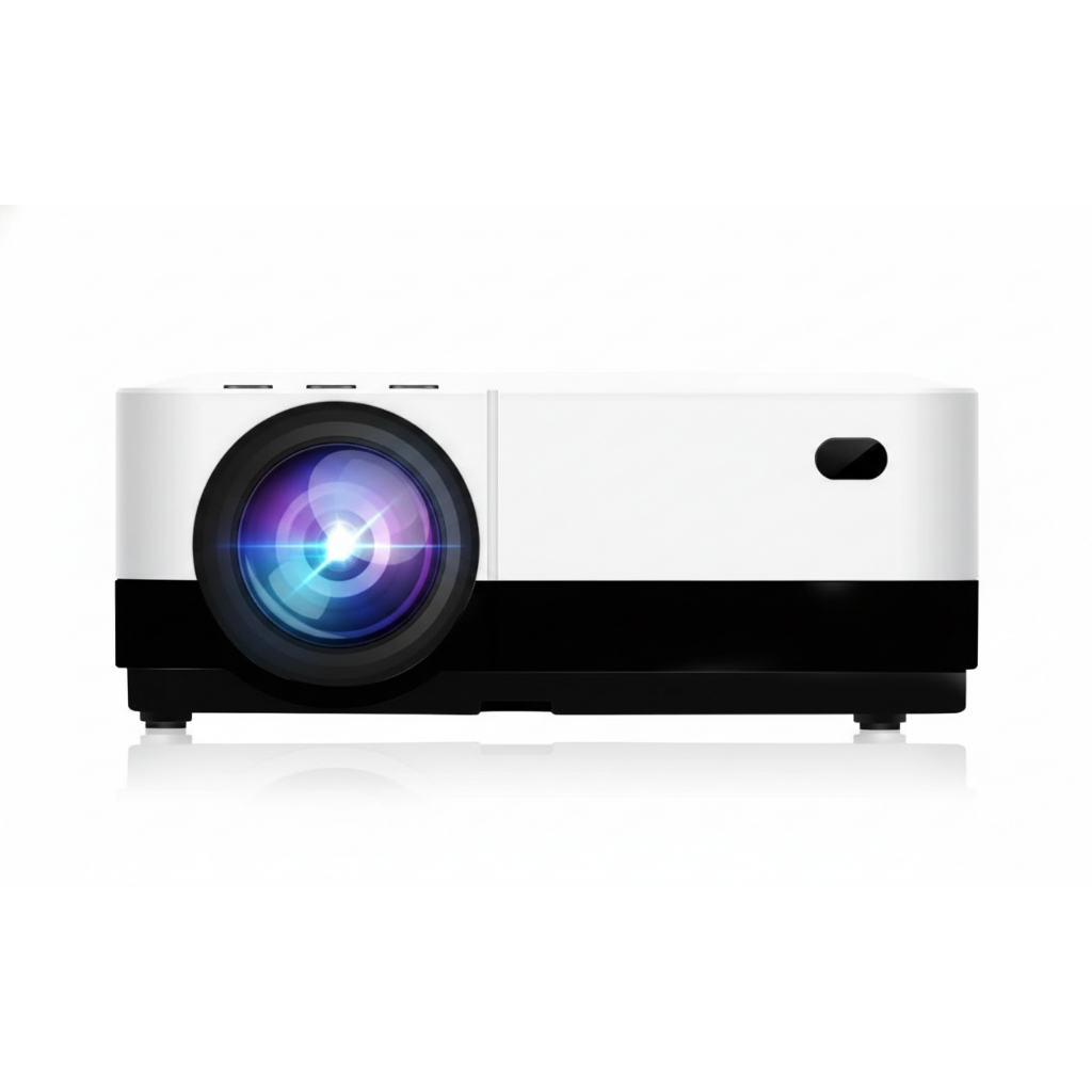 Projetor BrazilPC H3A HD 720P 2800 Lumens Alto Brilho HDMI USB Ideal para Filmes, Jogos Copa Mundial