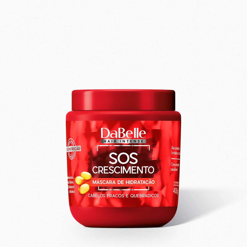 Máscara SOS Crescimento DaBelle Hair 400g em Oferta na Shopee