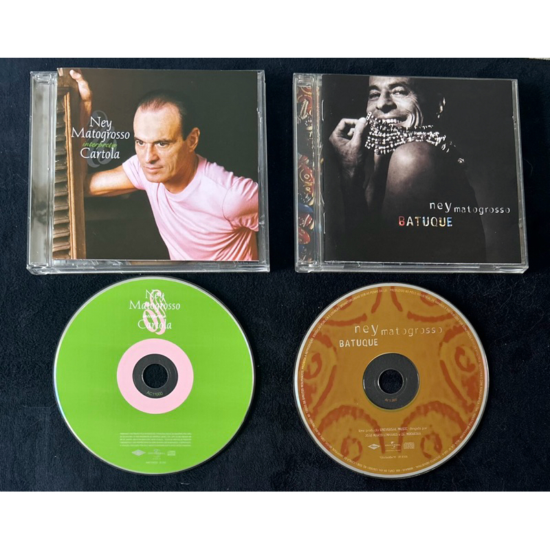 Kit 2 CDs Ney Matogrosso – Interpreta Cartola + Batuque (Nacionais)