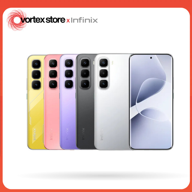 Infinix Hot 60 Pro+ 4G, Versão Global, Processador MediaTek Helio G200 256GB/8GB RAM, Tela Curva