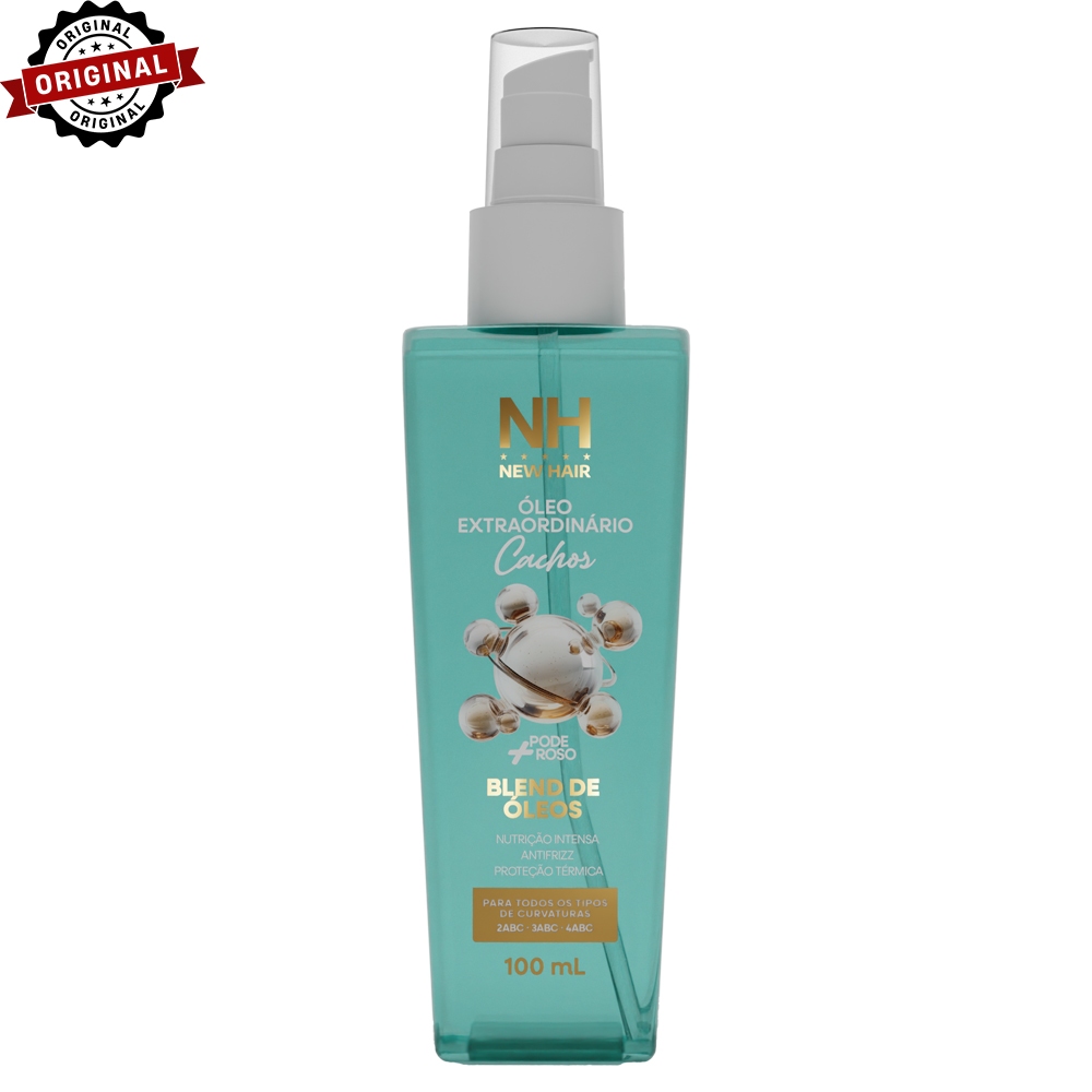 Óleo Finalizador Cachos Extraordinários 100ml NEW HAIR em Oferta na Shopee