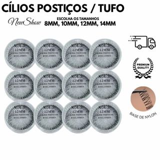 NEW SHOW Cílios em Tufo Potinho Tufinho Para Extensão de Cílios 8mm/10mm/12mm/14MM Original em Oferta na Shopee