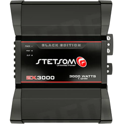 Módulo Automotivo Stetsom EX3000 3000W RMS Som Automotivo Digital 1, 2 ou 4 Ohms