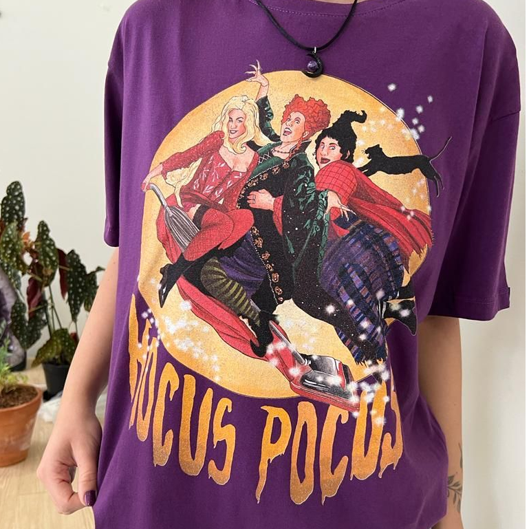 Camiseta Abracadabra Lua Cheia - Roxa