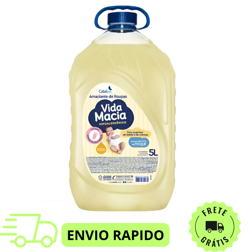 Vida Macia Amaciante Camomila 5 Litros (PROMOÇÃO) em Oferta na Shopee