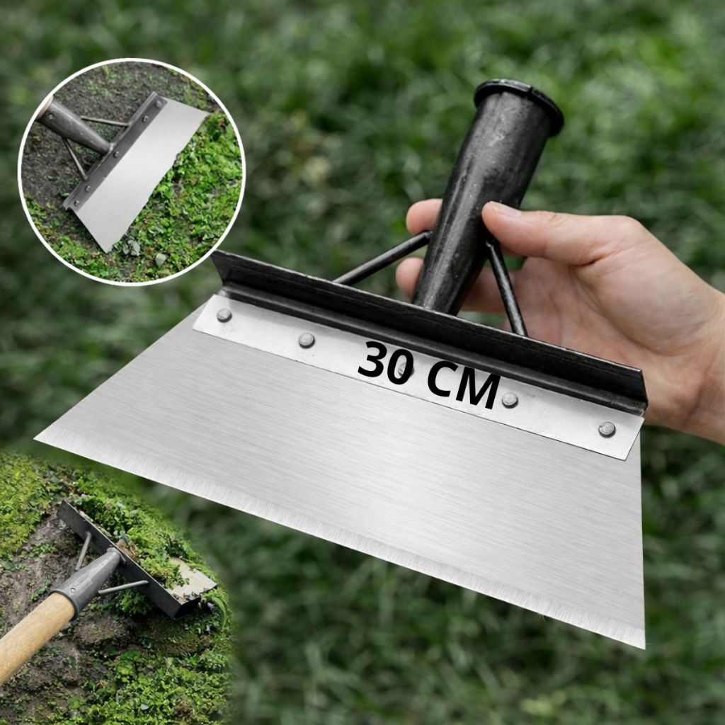 Pá Multifuncional De Jardim Externo De Aço Inoxidável 30 CM Espátula Grande