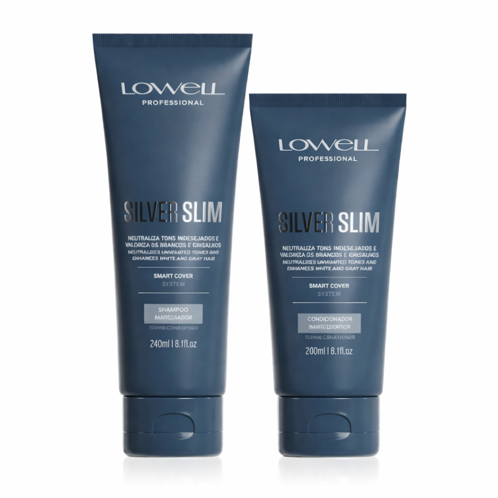 Lowell Kit Silver Slim Shampoo 240ml + Condicionador 200ml