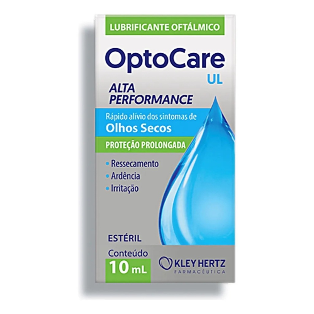 Colírio Lubrificante Oftálmico OptoCare Ul Olhos Secos 10ml em Oferta na Shopee