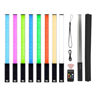 Bastão De Luz Vídeo Rgb Led Portátil Para Fotografia 3000K-6000K Regulável Com Controle em Oferta na Shopee