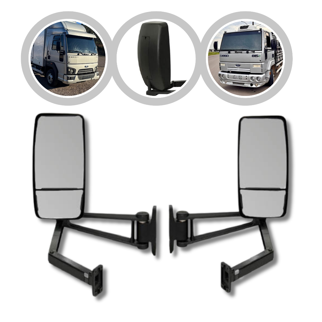 Jogo Retrovisor Ford Cargo 1119/1317e/1517e/1717e/1722e/1832e/2422e/2428e/2622e/2628e/2932e/4432/4532e/712/815/816 em Oferta na Shopee