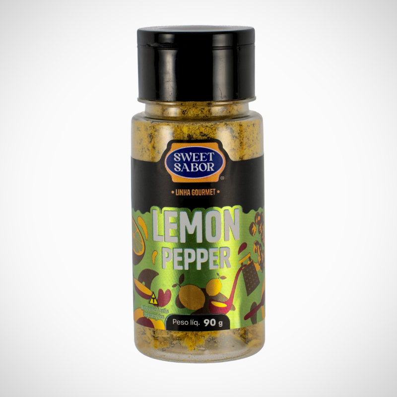 Lemon Pepper 90g Dosador Sweet Sabor - Tempero Limão e Pimenta
