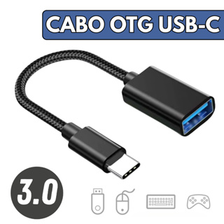 Cabo Adaptador Otg Tipo C Para USB Conecta Mouse Teclado Pen Drive - Escolha Seu Kit em Oferta na Shopee