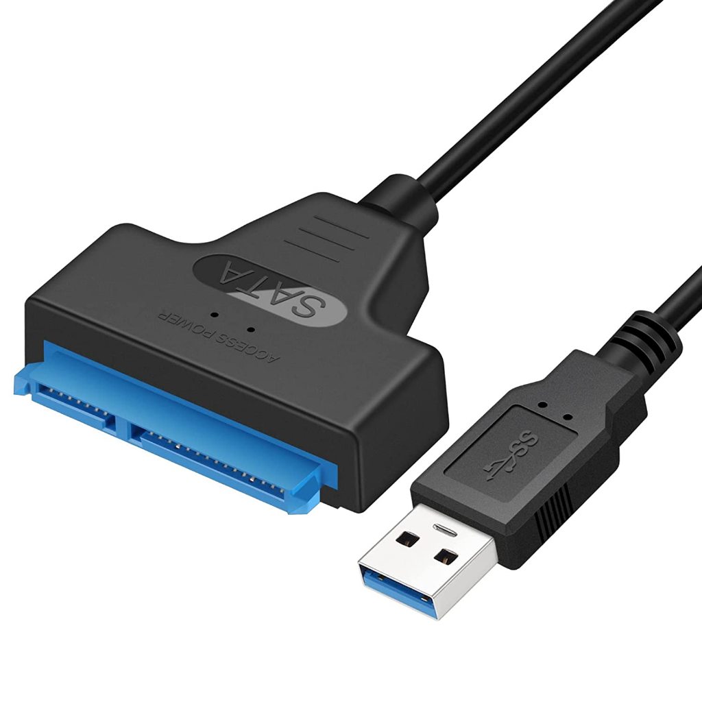 Kit 10 unidades cabo sata usb 3.0 25cm com entrada de fonte 12v adaptador para hd /ssd sata 3,5/2,5