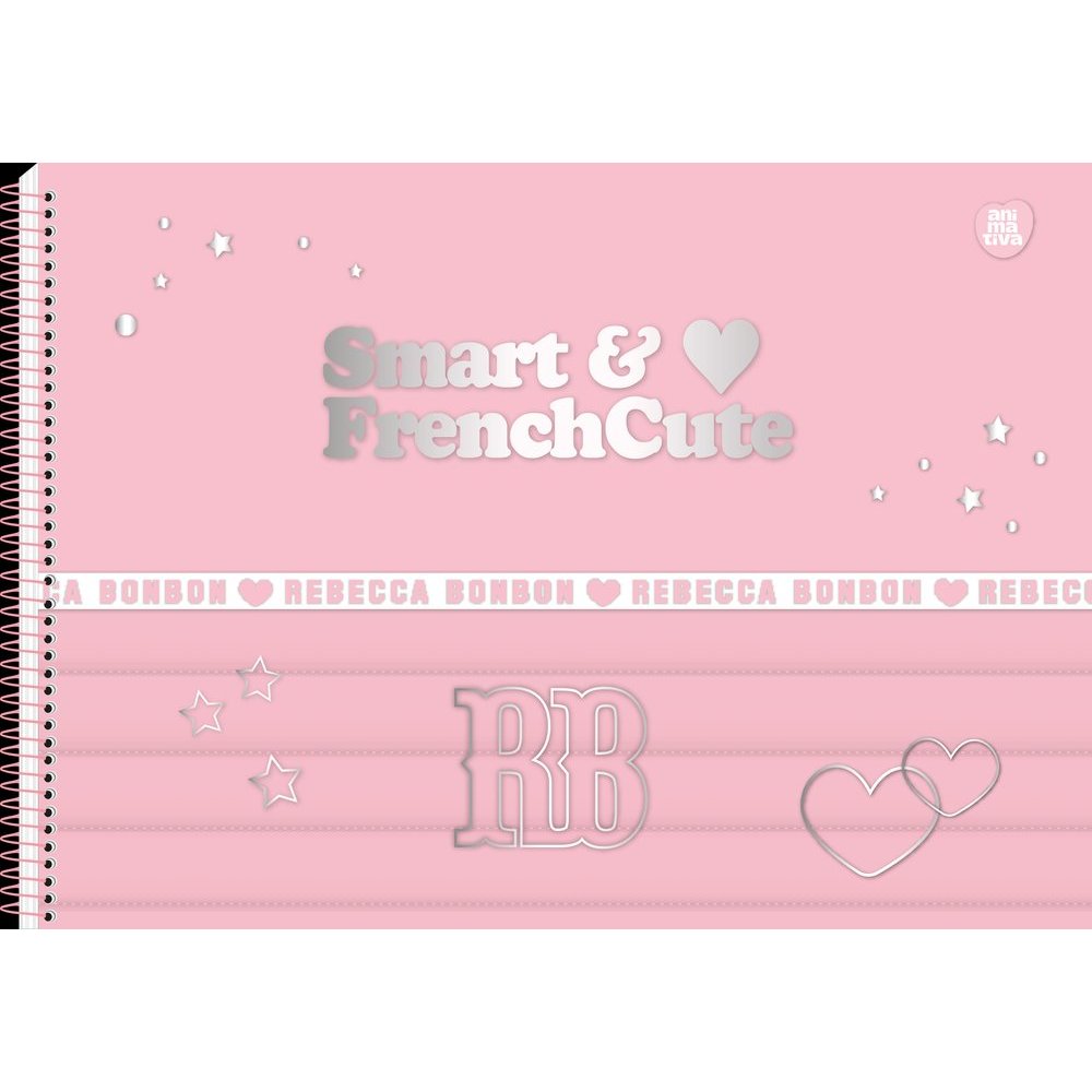 Caderno Cartografia Desenho Folhas Sortidas Rebecca Bonbon 60 Fls Papel Especial