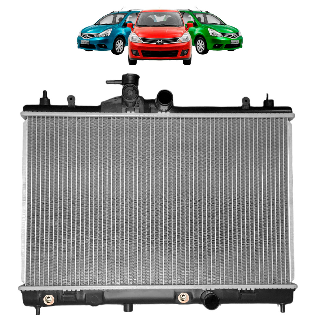 Radiador Nissan Tiida 1.6/1.8 2006 Á 2014 - Automático