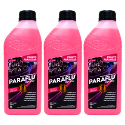 Kit 3 Aditivos Radiador Paraflu Pronto Para Uso