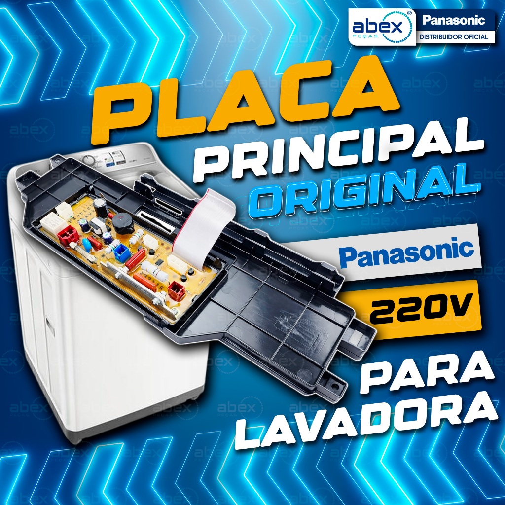 Placa Fonte Para Lavadora Panasonic F120B1 F130B1 F140B1 AWW027PA5YA0 AWW027PJ5YA0 220v Original