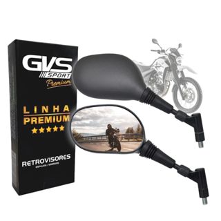 Par Retrovisor Gvs Xt 660 Giro 360 Rosca Honda Titan 160 150 125 Fan Start Lente Convexa em Oferta na Shopee