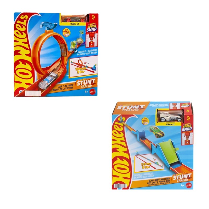 Pista Hot Wheels Stunt Tracks - Mattel