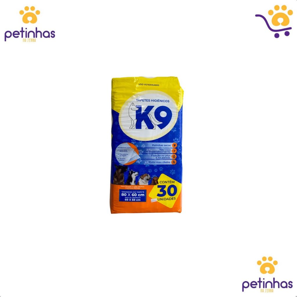 Tapete Higiênico K9 Super Absorvente Para Cães Antivazamento Uso Diário em Oferta na Shopee
