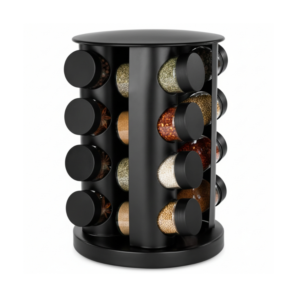 Porta Temperos Condimentos 16 Potes Giratório Circular em Oferta na Shopee