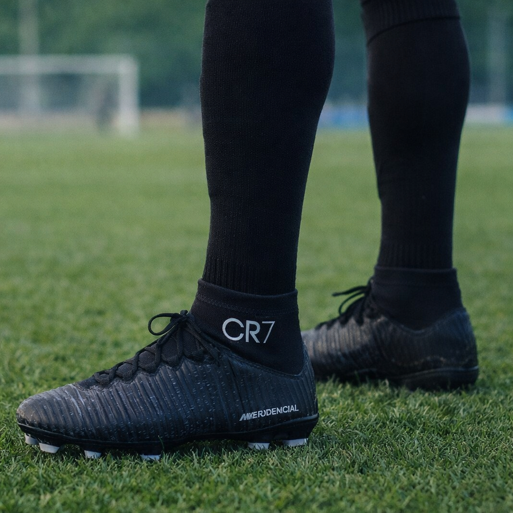 Kit Chuteira+Meião Campo Gramado Premium Acabamento Confort Oferta Especial