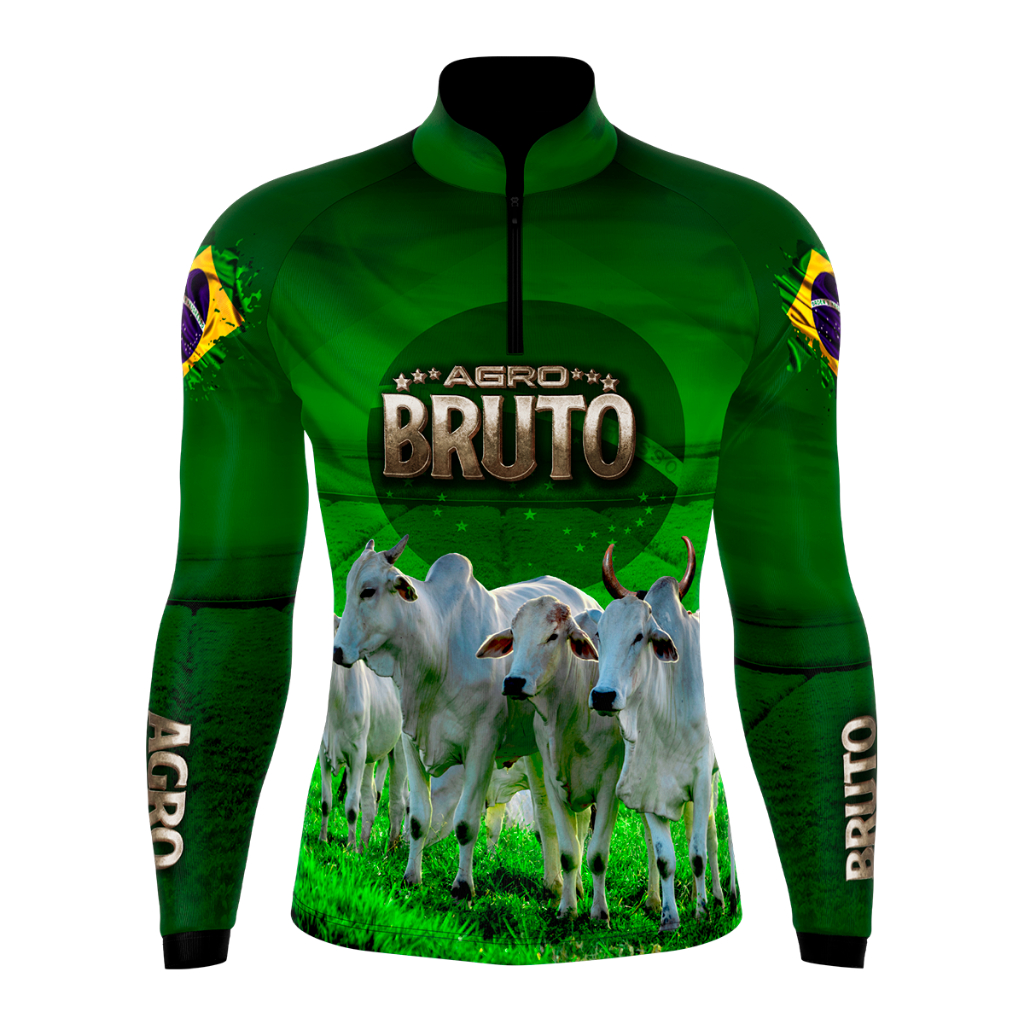 Camisa Camiseta Agro Bruto Fazenda Agricultura Gado 02 com Proteção Solar UV 50+ em Oferta na Shopee