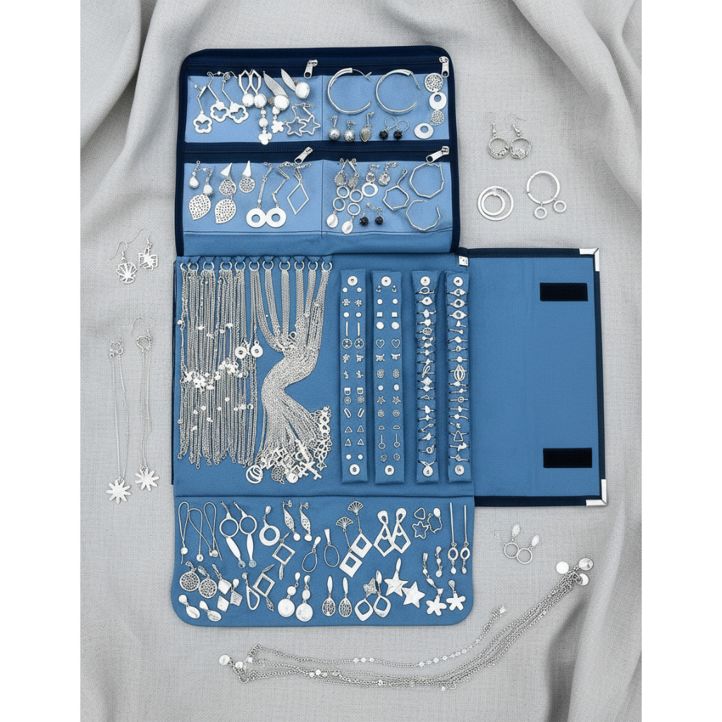 Kit 10 peças Folheadas 100% Prata 925 Semi joias Revender Ou Usar É FOLHEADO A PRATA DE VERDADE