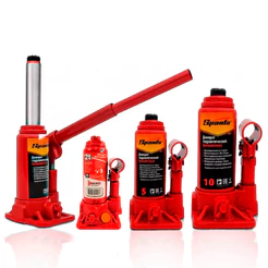 Macaco Garrafa Hidráulico Forte 2 - 5 - 10 Toneladas Vermelho Troca Pneu Rápida Estepe Profissional