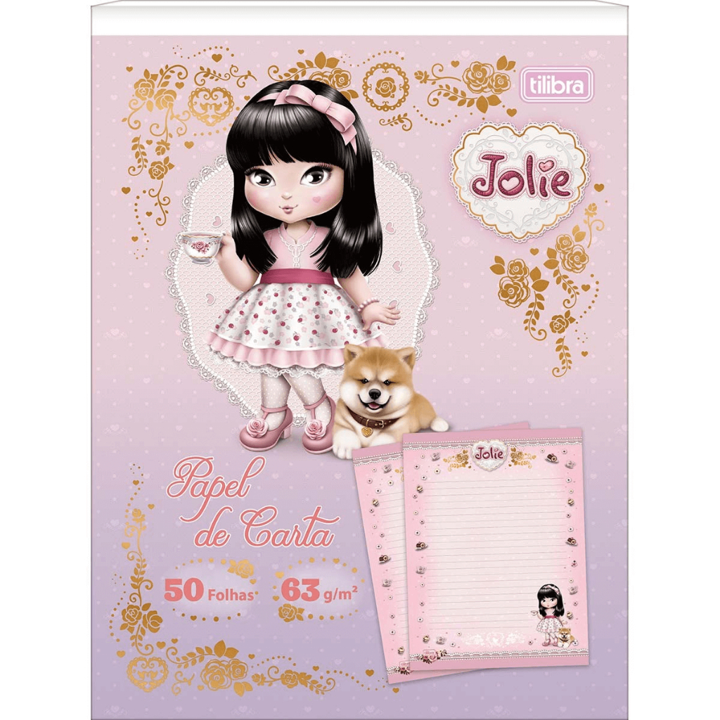 Bloco de Papel de Carta Jolie 50 Fls. 39542 - Tilibra