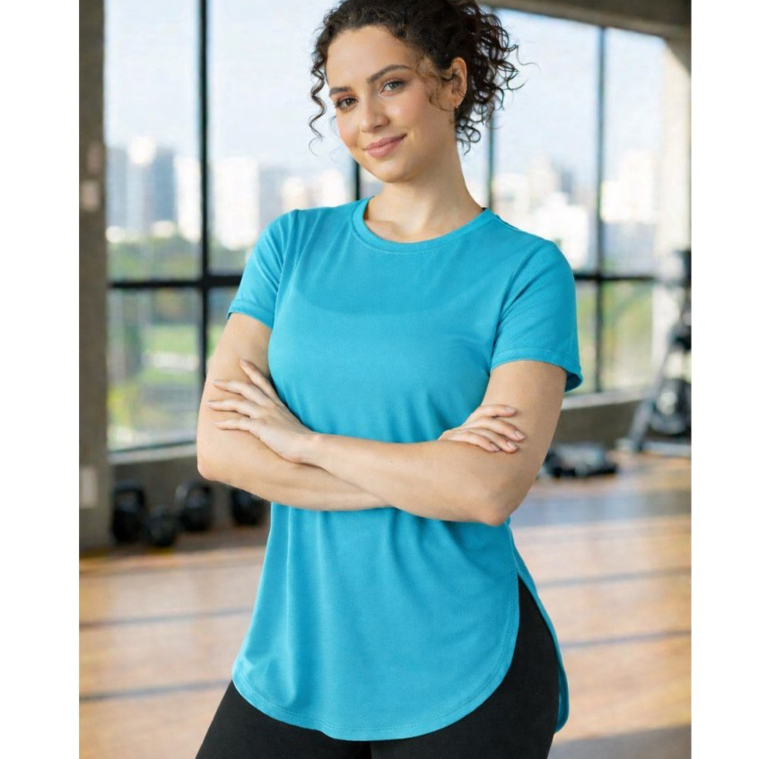 Blusa Fitness Feminina Tapa Bumbum Dry Fit Soft Academia Sobre legging Super Leve em Oferta na Shopee