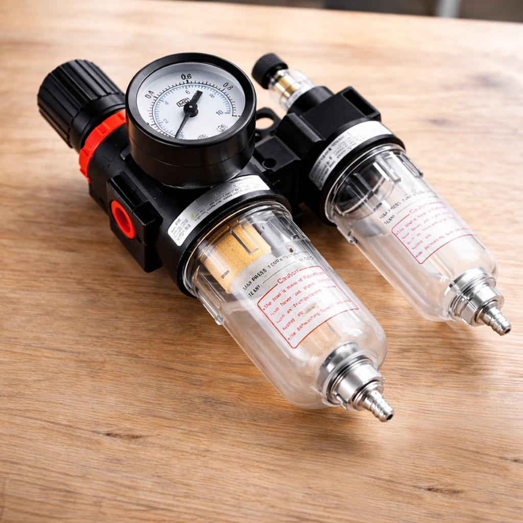 Filtro Eliminador Regulador Ar Compressor 1/4 Gorillaz Com Manômetro E Suporte em Oferta na Shopee