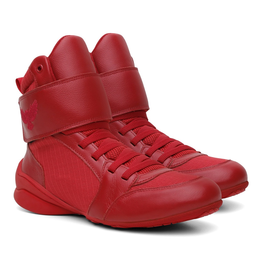 Bota de Treino Musculação Fitness Zíper Elastico Calce Fácil Antiderrapante Flexível