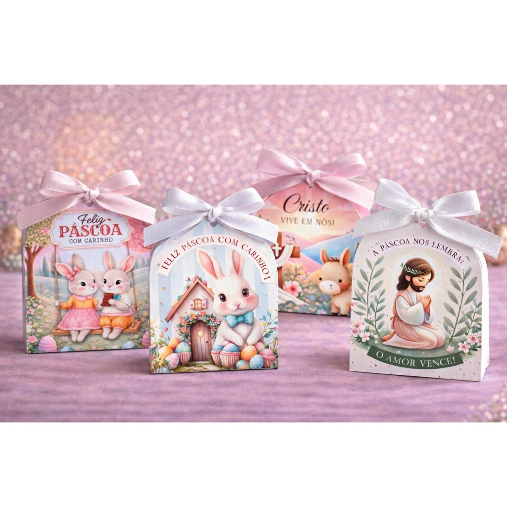 Caixa para Bombons Bis trufas Mini ovos Lembrancinhas Mimos Pascoa 10/20/40 em Oferta na Shopee