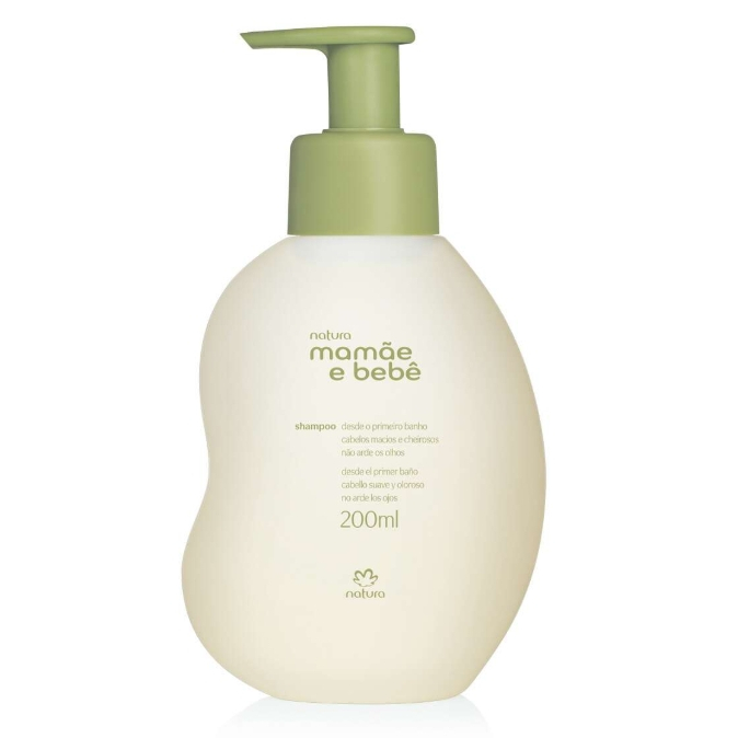 Shampoo Mamãe Bebê 200 Ml Natura. Enxoval do Bebê.