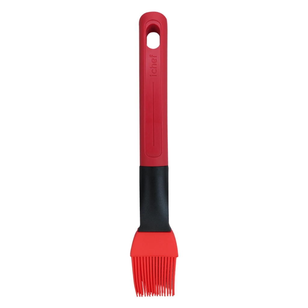 Pincel de Silicone Cor Vermelha Ichef Red Polishop Resistente até 210°C