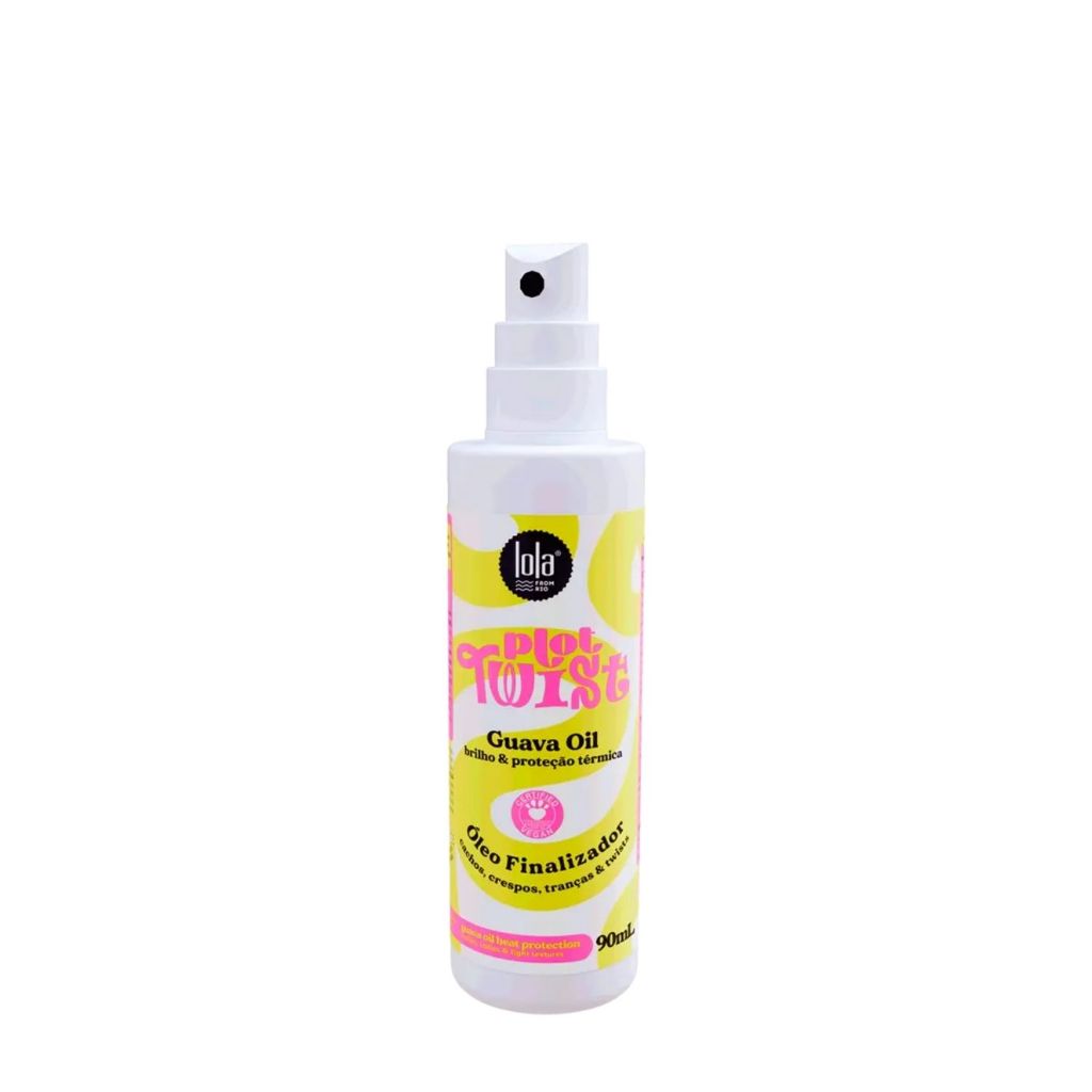 Lola Cosmetics Óleo Finalizador Guava Oil 90ml - Proteção Térmica e Controle de Frizz