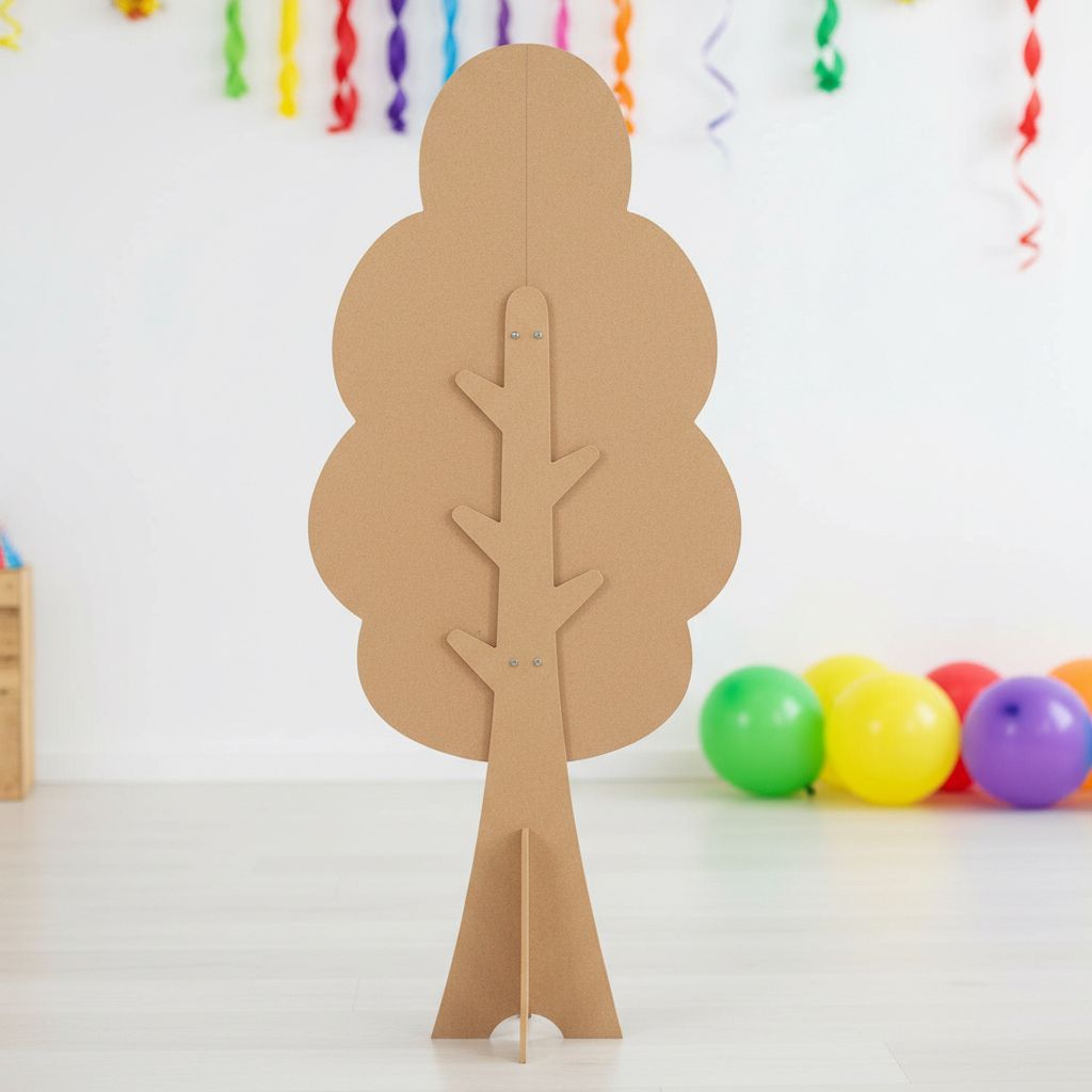 Painel Arvore Decorativa em Mdf Cru Tema Floresta Festa em Oferta na Shopee