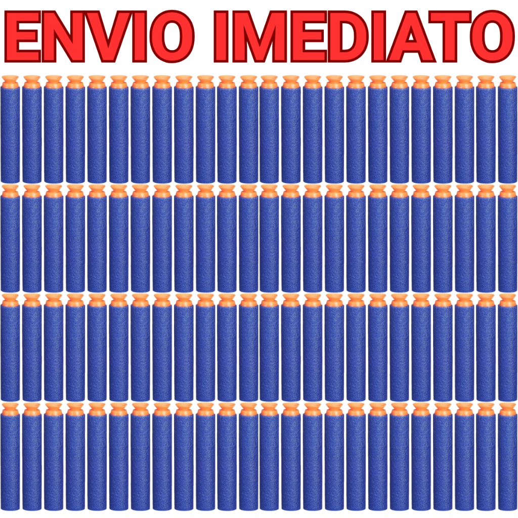 Kit Refil de Dardos para Lançador Arminha Infantil Munição Balas em Espuma Ponta com Ventosa
