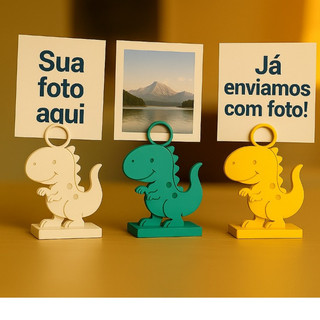 Porta-Retrato com sua Foto Personalizada | Decoração Criativa com Sua Foto impressão de foto decoração dinossauro
