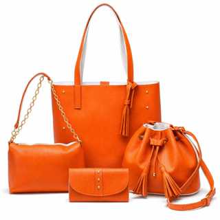 KIT 4  Bolsa Feminina Transversal Tiracolo em Oferta na Shopee