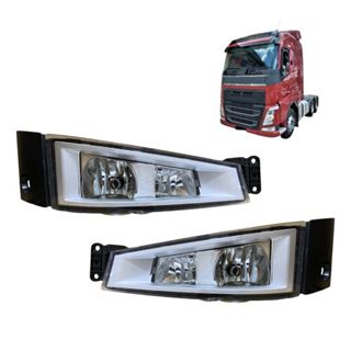 Par Farol Auxiliar Milha Foco Duplo Para Volvo FH16 FM16 Após 2014 Autolux 21221153 21221154 em Oferta na Shopee